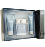 BOSS PURE by Hugo Boss Gift Set for MEN: SET-EDT SPRAY 2.5 OZ & AFTERSHAVE BALM 2.5 OZ & SHOWER GEL 1.7 OZ