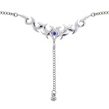 EXOTICA Sapphire Blue TRIBAL BACK Belly Chain
