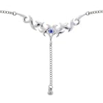 Exotica Sapphire Blue Tribal Back Belly Chain