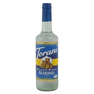 750 Milliliter Torani&reg Sugar Free Almond Syrup (03-0109) Category: Drink Syrups