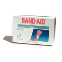 Band-Aid Flexible Fabric Adhesive Bandages 1 Inch Regular - 100 Ea