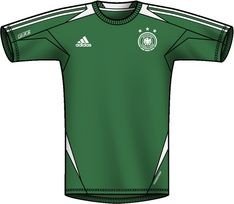 Adidas DFB Training Trikot EM 2012 X20223 58, Grün, 58