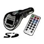 RYOTECH In Car MP3 Player Wireless FM Modulator Transmitter Tuner with Remote and LCD Display 200 Channels USB and Audio Input Supports USB Slot for Pendrive Flashdrive Memory SD MMC cards upto 8GB