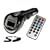 RYOTECH In Car MP3 Player Wireless FM Modulator Transmitter Tuner with Remote and LCD Display 200 Channels USB and Audio Input Supports USB Slot Pendrive Flashdrive Memory SD MMC cards