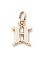 Rembrandt Charms Letter H Charm