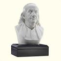 U.S. Statesman, Scientist, Inventor: Benjamin Franklin - Houdon Bust