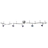 Eurofase KIT-FX5P-24 Flextrack 5-Light Polo Track, Platinum/White