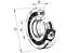 FAG QJ334-N2-MPA ANGULAR CONTACT BALL BEARING