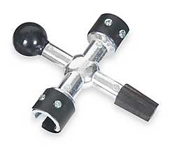 4 Way Battery Post and Terminal Cleaner Westward 1EFY3 by Westward