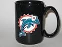 MIAMI DOLPHINS 15 oz. Ceramic COFFEE MUG with Pewter Team Logo