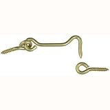 National #N118-133 2-1/2 Brass Hook & Eye