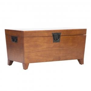 Oak Pyramid Trunk Cocktail Table