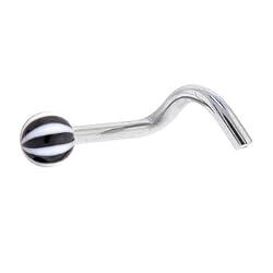 Midnight Beach Ball Nose Ring