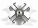 Aluminum Fan Spacer Kit For Use w/Flex Fans AMC/Ford/GM Incl. 1 in. Spacer/Washer/Bolts