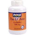 Pau D' Arco 500 mg of Inner Bark - 250 Caps