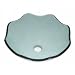 Suneli Sardinia 12mm Oyster Tempered Glass Lavatory Sink Vessel SGE05005-3-C