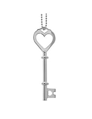 Amoro Key Heart necklace in Italian Sterling Silver