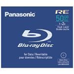 Panasonic 50GB SINGLE-SIDED, SINGLE-LAYER REWRITABLE BLU-RAY DISC