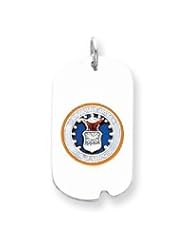 Sterling Silver US Air Force Dog Tag