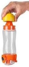 Squeeze Anything. Citrus Squeezer, Juicer and Citrus Infuser Bottle. (Orange)