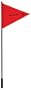 Kwik Tek F-48NJ Deluxe Water Ski Flag with Aluminum Pole NJ Only 48-Inches