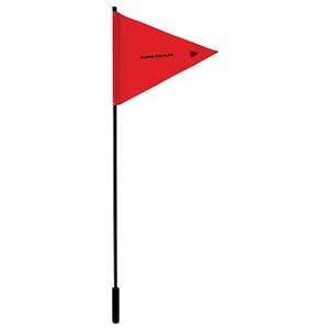 Kwik Tek F-48NJ Deluxe Water Ski Flag with Aluminum Pole NJ Only 48-Inches