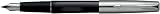 Parker Frontier Fountain Pen Translucent Black with Stainless Steel Nib and Trim Ref S0880950