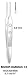 Bishop-Harman Iris Forceps - Straight, 3 1/4', 8 cm, 0.5 mm Product photo may not exactly match the product offered for sale. Please refer to the product description.