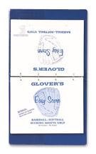 Glovers Baseball/Softball Score Sheets Pack