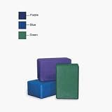 Hugger Mugger Yoga Produc Block Foam Blue block ( Multi-Pack)