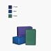 5-unit VALUE PACK of Hugger Mugger Yoga Produc Block Foam Blue block - The Foam Block is helpful for grounding your lower hand in standing posture, to sit on in many of the seated poses and to stand on for a hamstring stretch. Foam Block 4 x 6 x 9.