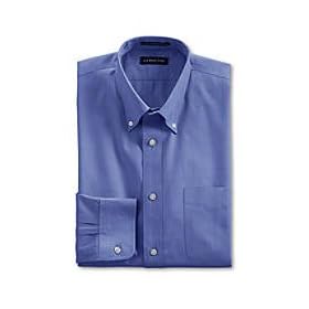 Men's Big & Tall Traditional Fit Buttondown No Iron Pinpoint Dress Shirt