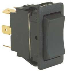 Power First 2LND6 Rocker Switch, Momentary, SPDT, 20/15A