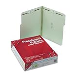 SMEAD MANUFACTURING CO. / SMD14934 / Recyc 2-Fastener Prssbrd Fldrs, 2 Exp, 1/3 Cut, Top Tab, Ltr, GG, 25/box / Sold as 1 BX