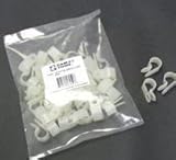 Cables to Go 43049 .25in Nylon Cable Clamp - 50 Pack