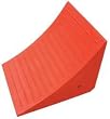 Industrial Grade 1GUL6 Wheel Chock, 14 In W x 11 In H, Orange