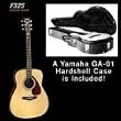 Yamaha F325 Full Size Folk Guitar with Yamaha Deluxe Hardshell Case