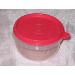 Tupperware Ideal Lit'l Bowl Set of 4 Rasberry Color by Tupperware