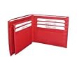 DIFRwear CL-W0051RE RFID Blocking Flip Up Wallet - Red