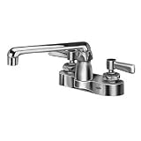 Centerset Faucet W/6 Cast Spout - 2-1/2 Lever Handles