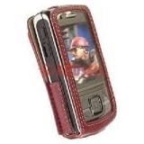 Nokia 6280 Krusell Red Leather Case