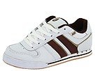 DVS Shoe Company Venue | Men's Skate Shoes White/Brown Leather