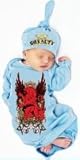 Take Home Outfit for Baby Boy   Blue Royalty Sac