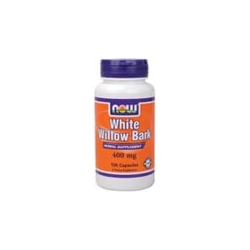 Now Foods White Willow Bark, 400 Mg, 100 Capsules