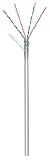 Wentronic CAT5e FTP Crossover Netzwerkkabel 100m grau