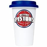 Detroit Pistons - NBA 12oz Double Wall Tumbler with Silicone Lid