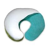 Boppy Soft Boa Slipcover, Blue on Green