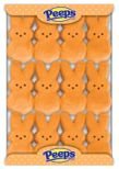 Marshmallow Peeps Orange Easter Bunnies 12ct.