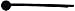 Trimweaver 50-Piece 50mm Black Metal Bobby Pin with Glue Pad, 2-Inch