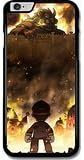 Attack on Titan Super Mario Bros Parody Design for Iphone Case (iPhone 6 Plus/6S Plus Black)